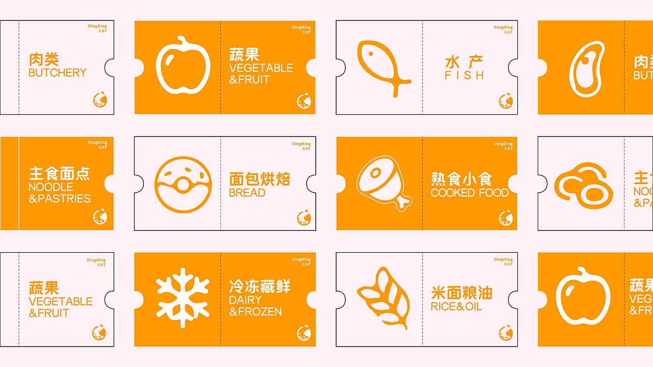 叮叮猫一站式生鲜超市品牌设计