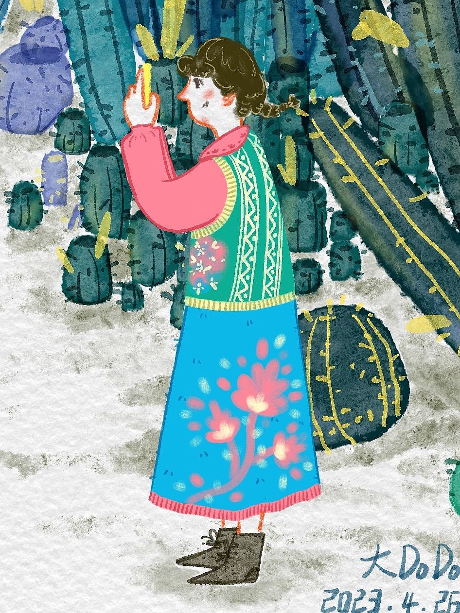 场景插画｜相聚一刻（图ZMzM4NzI0MTM2） - 创作习作 - 站酷设计师爱画画的嘟妈原创素材 - 站酷ZCOOL