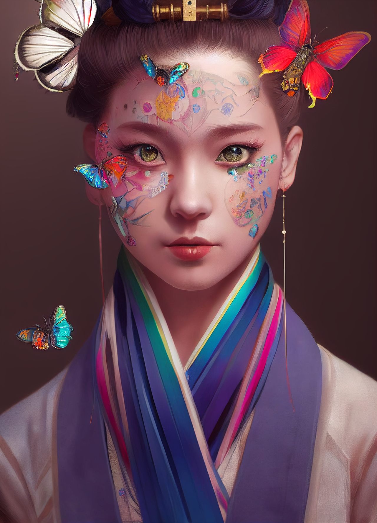 国风与蝴蝶与机械