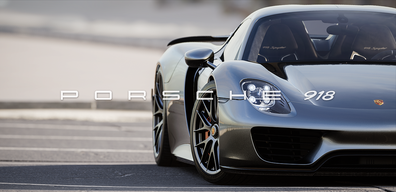 UE4 Porsche 918 CGI（圖ZMjQ2MjU2NzQ0） - 機(jī)械/交通 - 站酷設(shè)計(jì)師米諾地爾丁原創(chuàng)素材 - 站酷ZCOOL