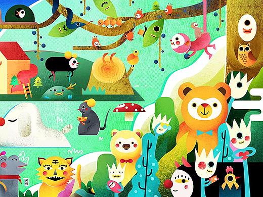 / 启萌贝贝 / - 园区插画