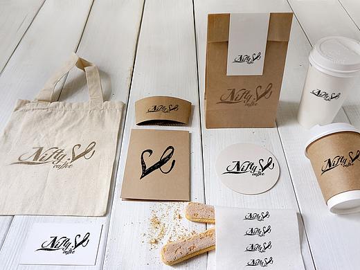 LOGO设计|咖啡店NIFTY·V coffee 品牌logo设计（个人主页-ZNDM3NDE3NDA=） - 品牌 - 站酷设计师Shawn6x原创素材 - 站酷ZCOOL