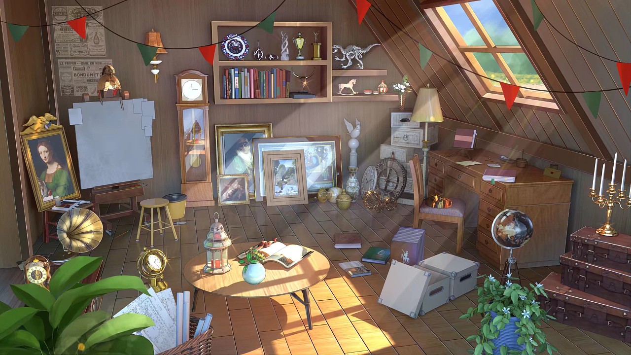 房间|插画|游戏原画|山芋ll - 原创作品 - 站酷 (zcool)