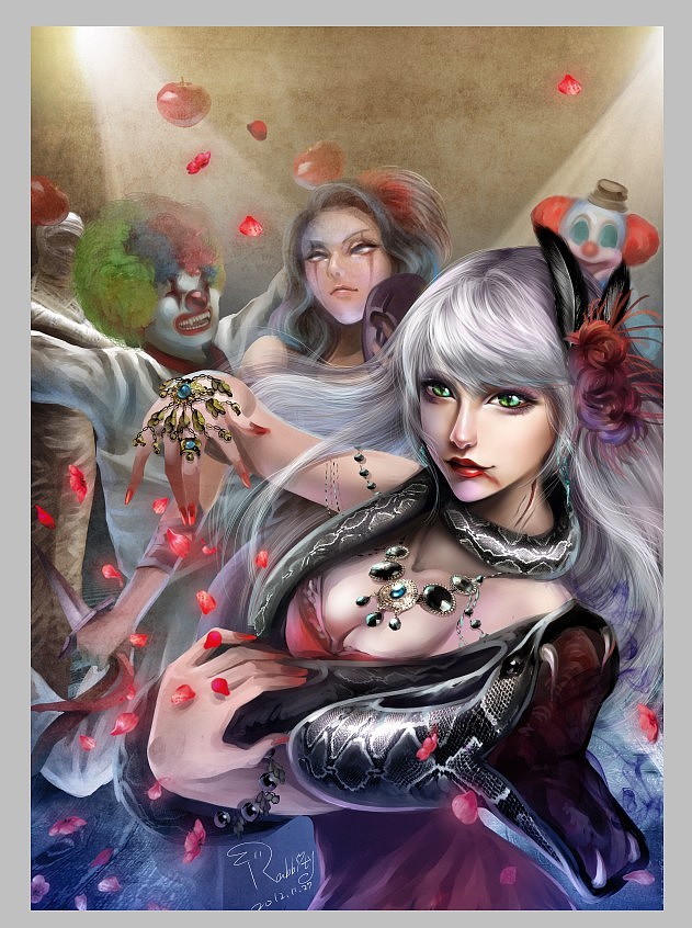 忧伤马戏团（图ZNzU0NzM1Ng==） - 概念设定 - 站酷设计师袜子兔R原创素材 - 站酷ZCOOL