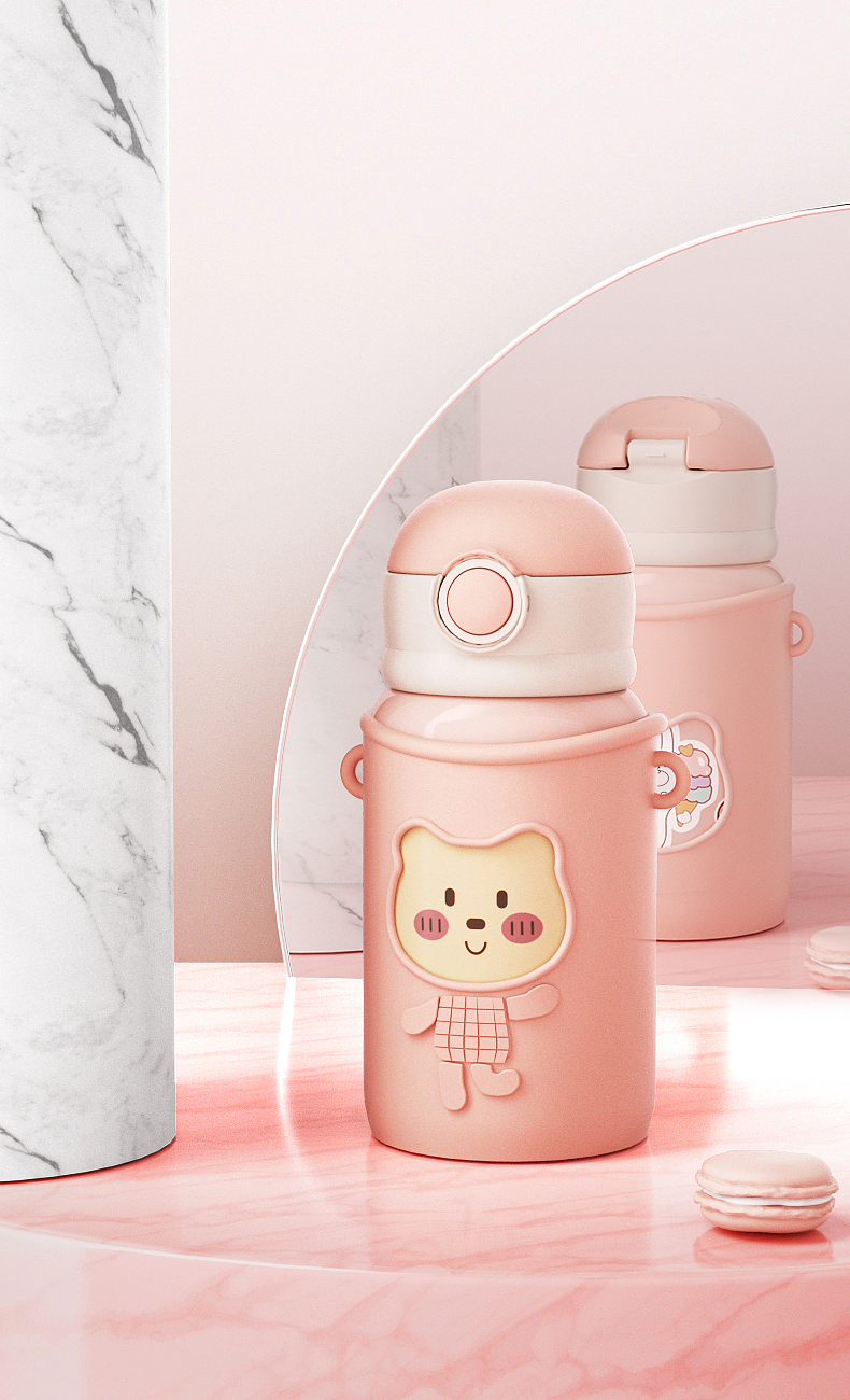 产品渲染 儿童保温杯（图ZMjY1NDEzNzQw） - 产品 - 站酷设计师你是拐拐原创素材 - 站酷ZCOOL