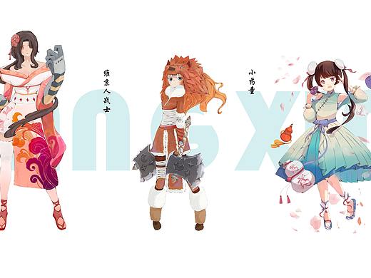 一些个人的角色设计尝试