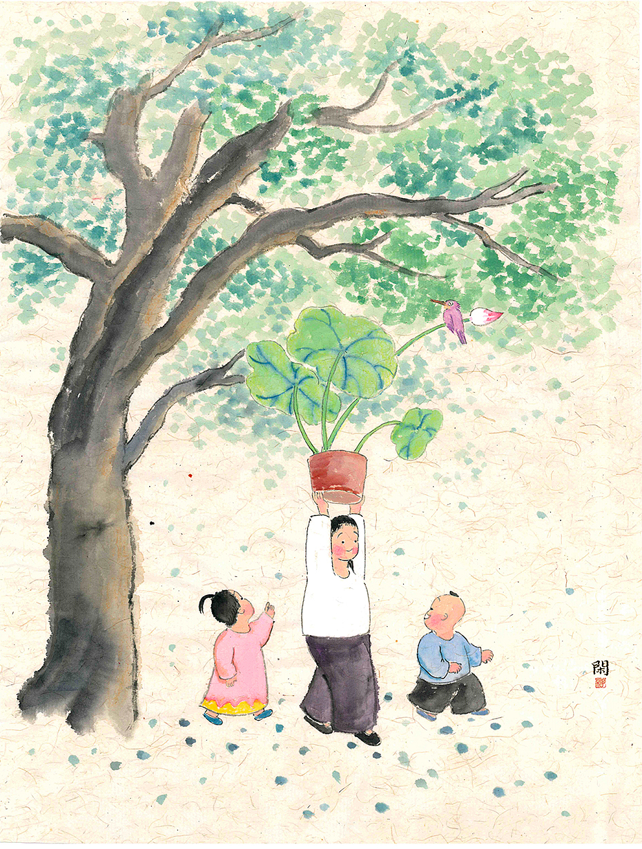 带我们去花鸟市场。