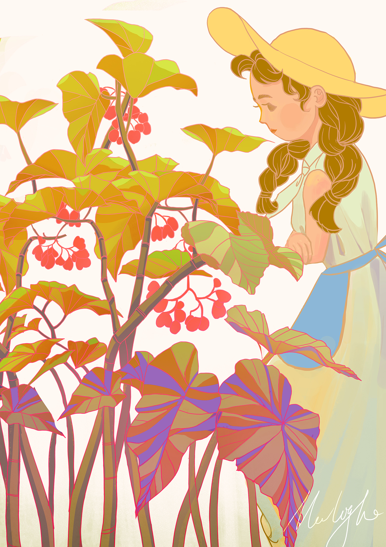 花草日记（图ZMjY4Mzk1NjM2） - 创作习作 - 站酷设计师月亮光光原创素材 - 站酷ZCOOL