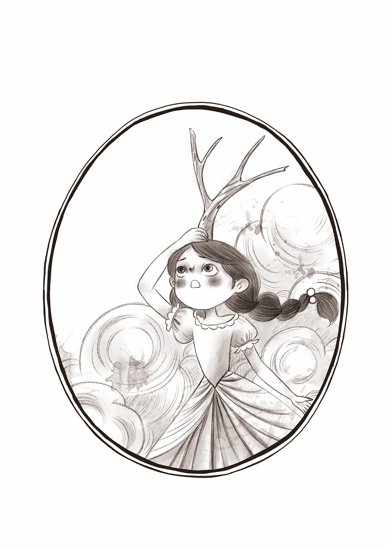 小鸟公主（图ZMTQ4MTUzNjgw） - 儿童插画 - 站酷设计师谢西西爱画画原创素材 - 站酷ZCOOL