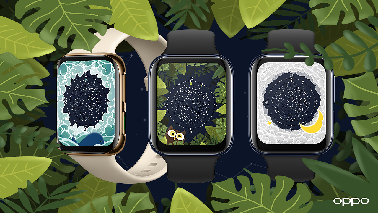 万物皆可盘oppowatch星空动态表盘