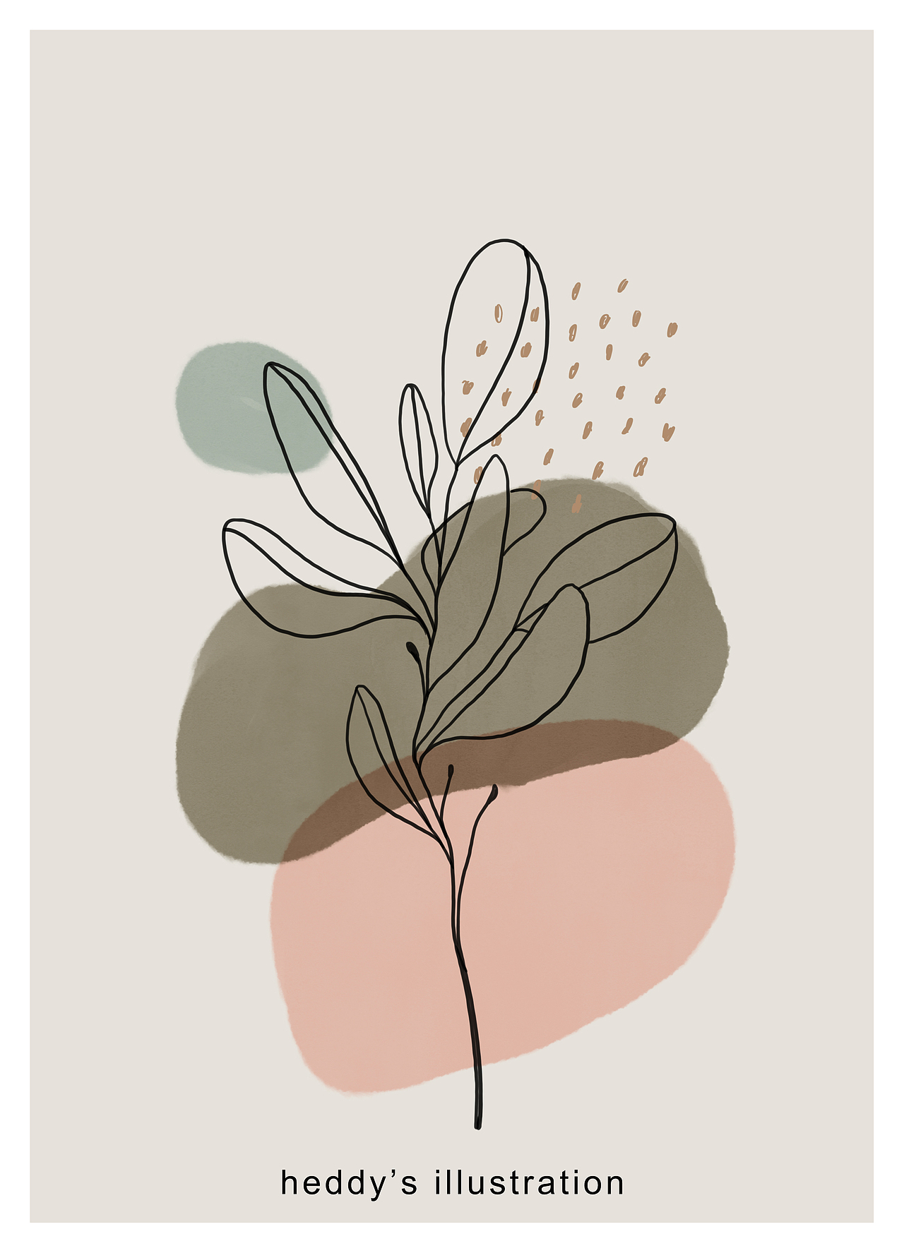 极简简约家居线条水彩装饰画