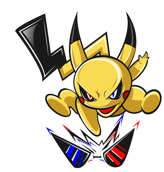 墨镜黑帮风格皮卡丘（图ZODc1MjQ0NDg=） - 海报 - 站酷设计师叶子的大树原创素材 - 站酷ZCOOL