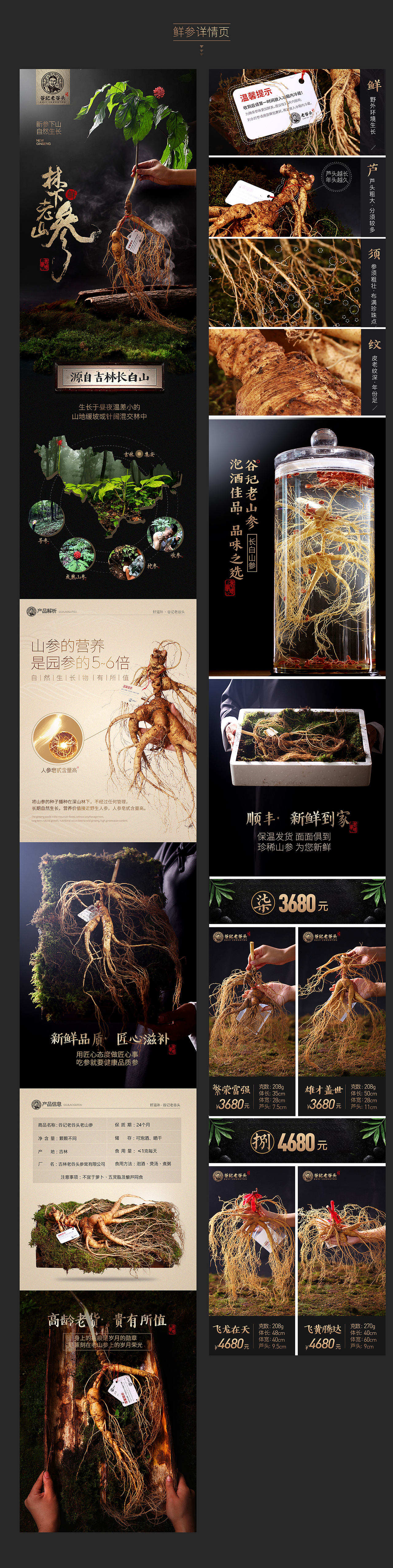 滋补人参首页详情页（图ZOTY1MzIwNDA=） - 电商 - 站酷设计师设计师刘铃铛原创素材 - 站酷ZCOOL