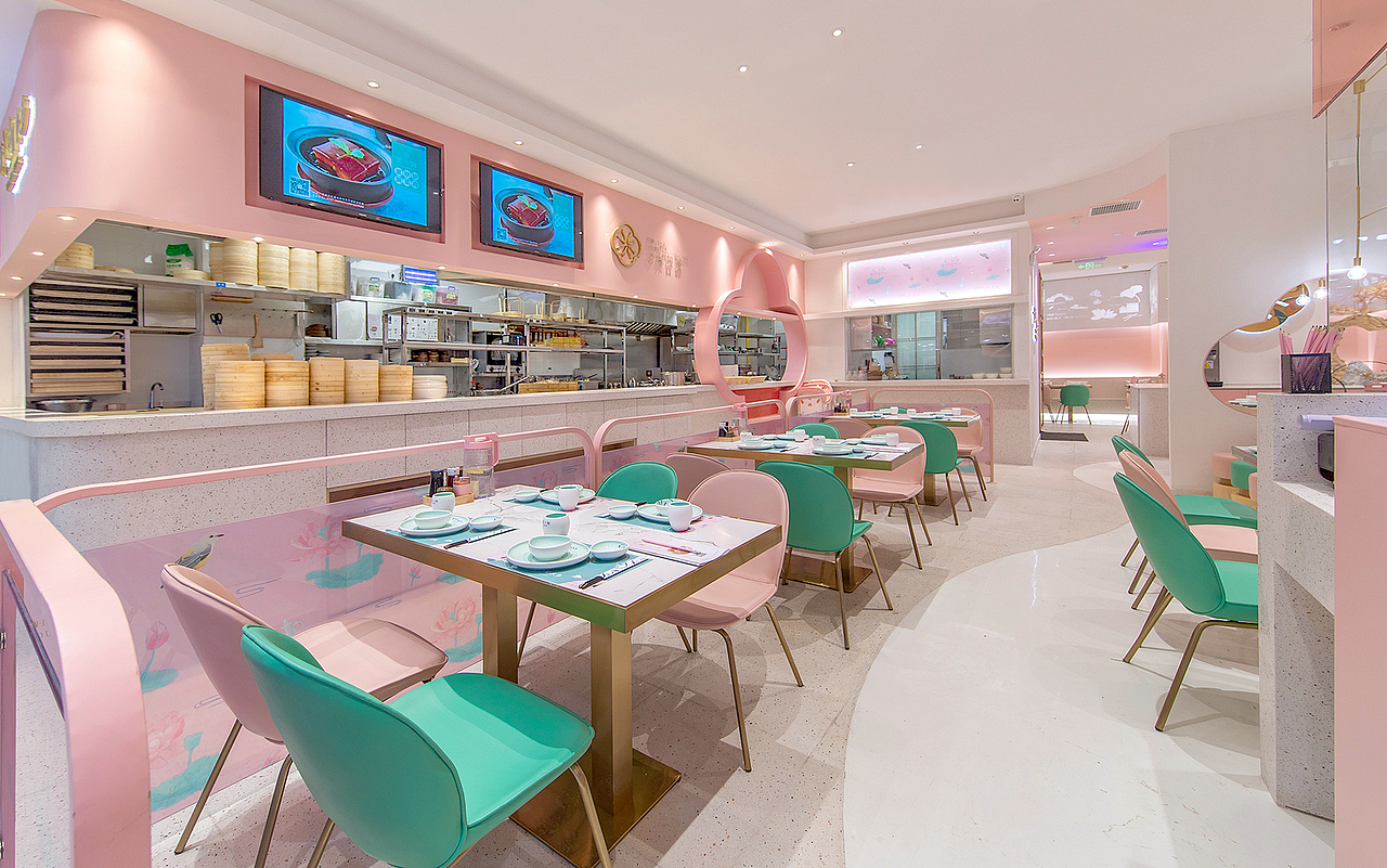 董小婉宜昌大洋店 效果图VS实景图 | 尚膳若水出品