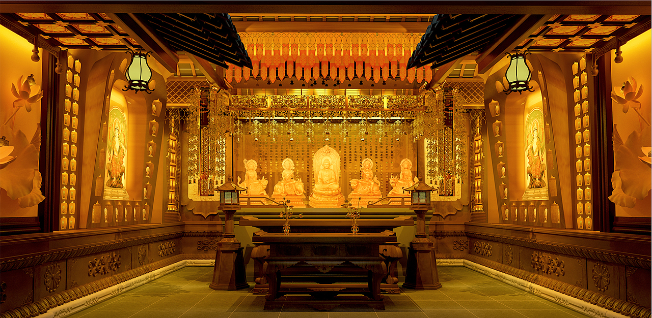 都市禅房，禅修空间，佛堂空间