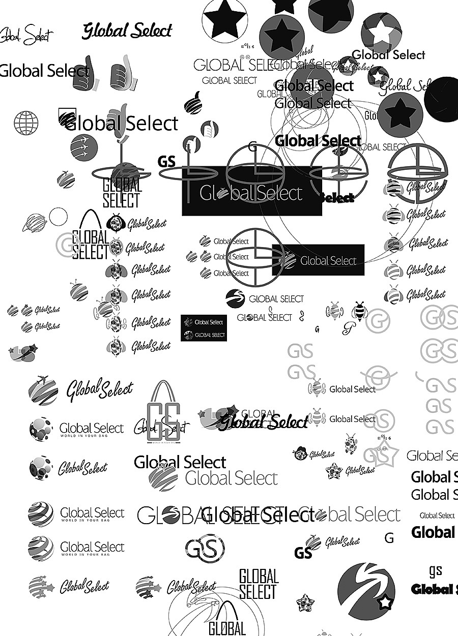 GlobalSelect 标志包装设计方案（图ZMTg0ODU0MTY=） - 品牌 - 站酷设计师六月印迹品牌创意原创素材 - 站酷ZCOOL