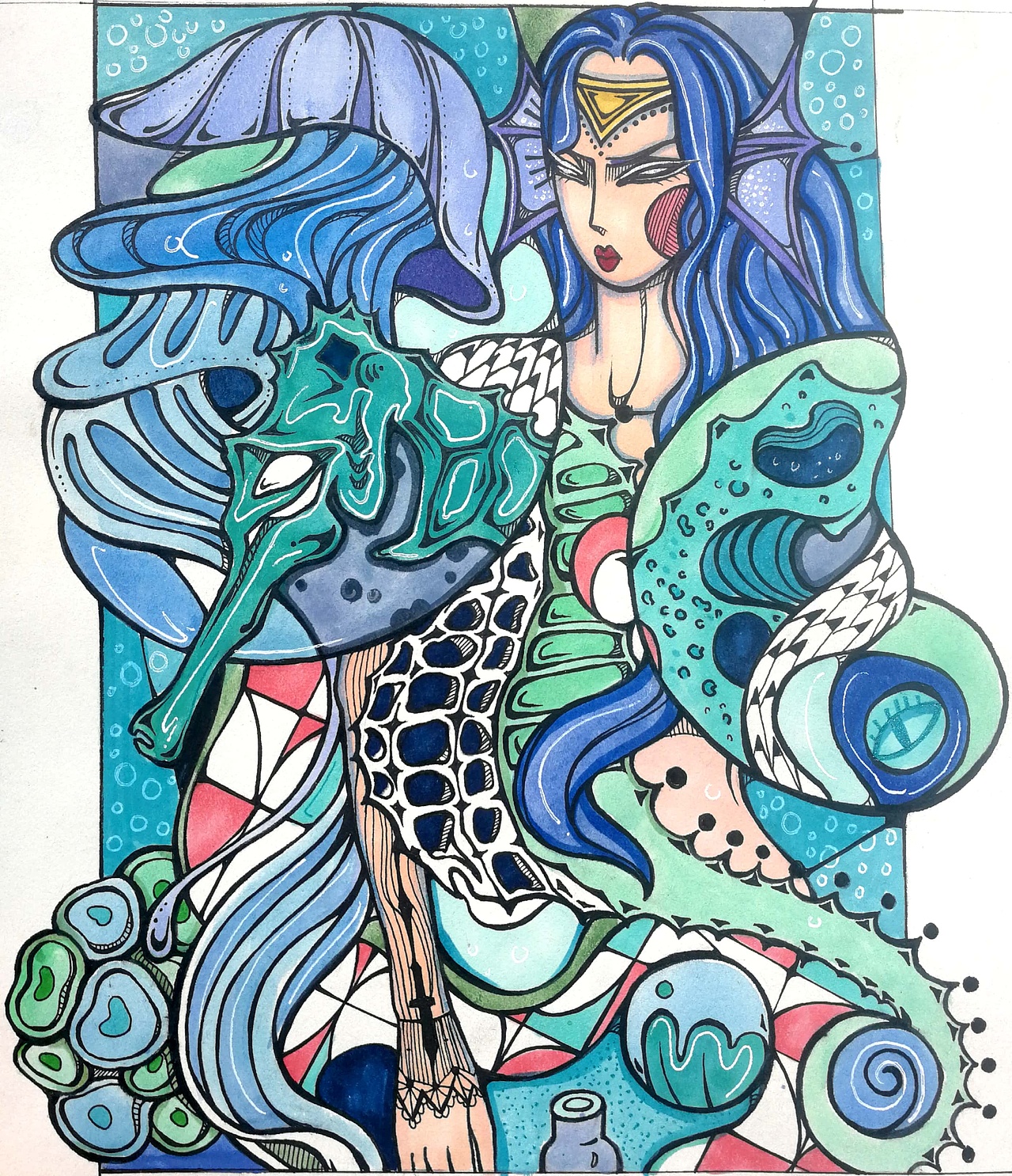 考研装饰画 考研海报设计 ,优秀作业展览|插画|创作习作|大圣随便画画