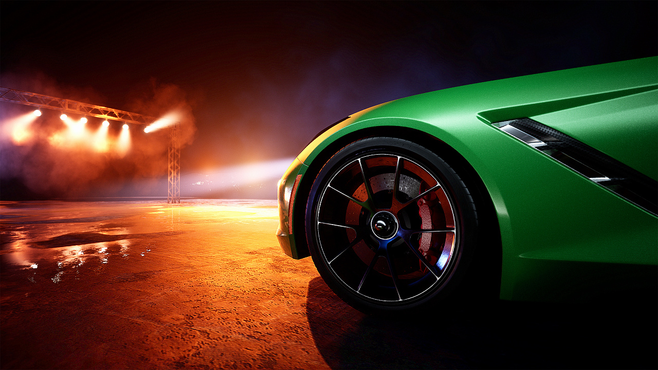 ue4汽车渲染测试