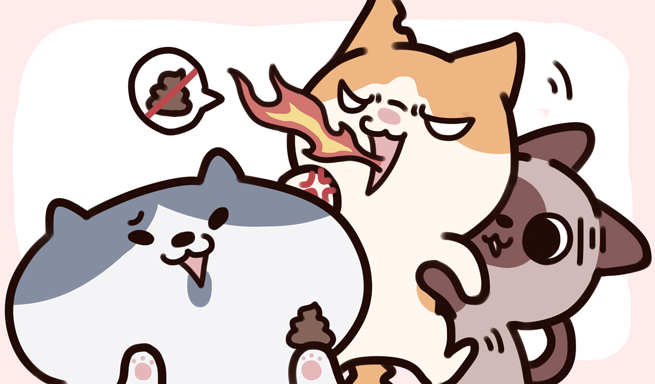 《铲屎吧！喵！》21-28话——原创Q萌四格漫画（图ZMTkzMTk3NjY0） - 短篇/格漫 - 站酷设计师_HQY_原创素材 - 站酷ZCOOL