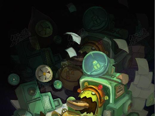 绿皮贪吃小怪物