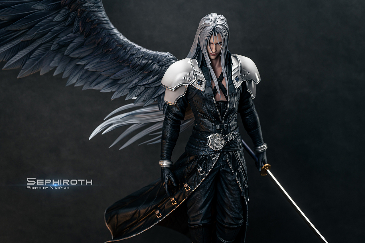 Sephiroth雕像摄影（图ZMjUyODk5NDYw） - 产品摄影 - 站酷设计师一个半原创素材 - 站酷ZCOOL