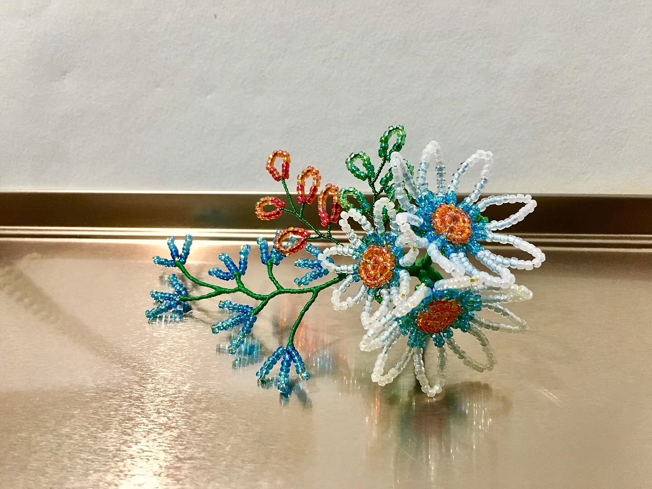 米珠花簪步摇（图ZMTgyNTExNjg0） - 首饰设计 - 站酷设计师路痴h原创素材 - 站酷ZCOOL