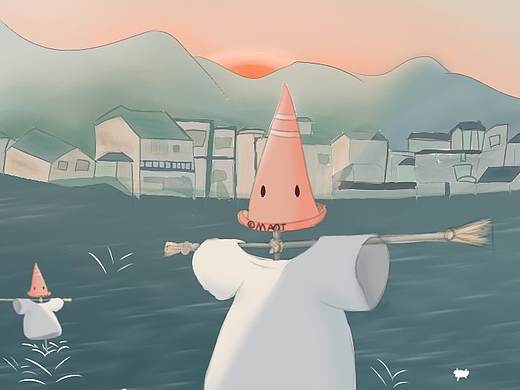 贩卖夕阳的稻草人（个人主页-ZNDI2NTY2MjQ=） - 创作习作 - 站酷设计师zw第五原创素材 - 站酷ZCOOL