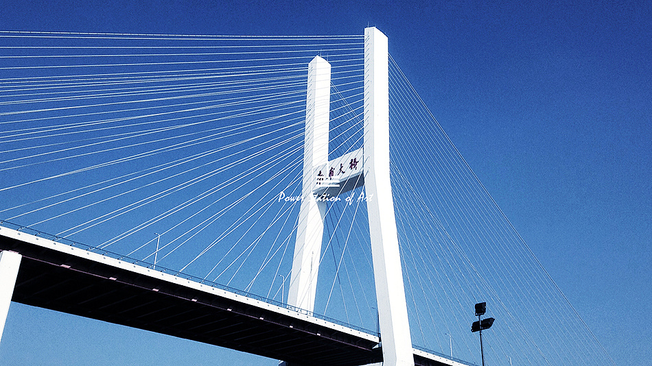 南浦大桥素描图片