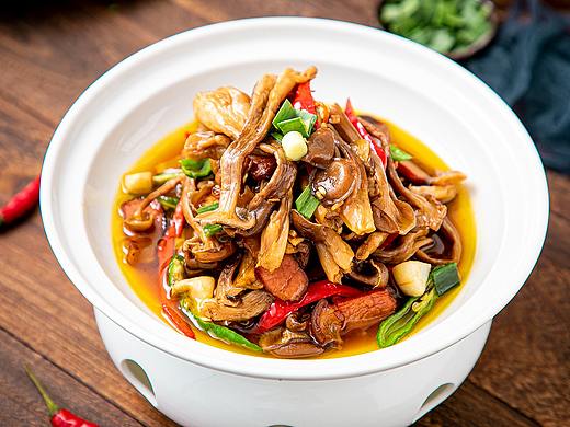 鹿茸菇干货食材拍摄