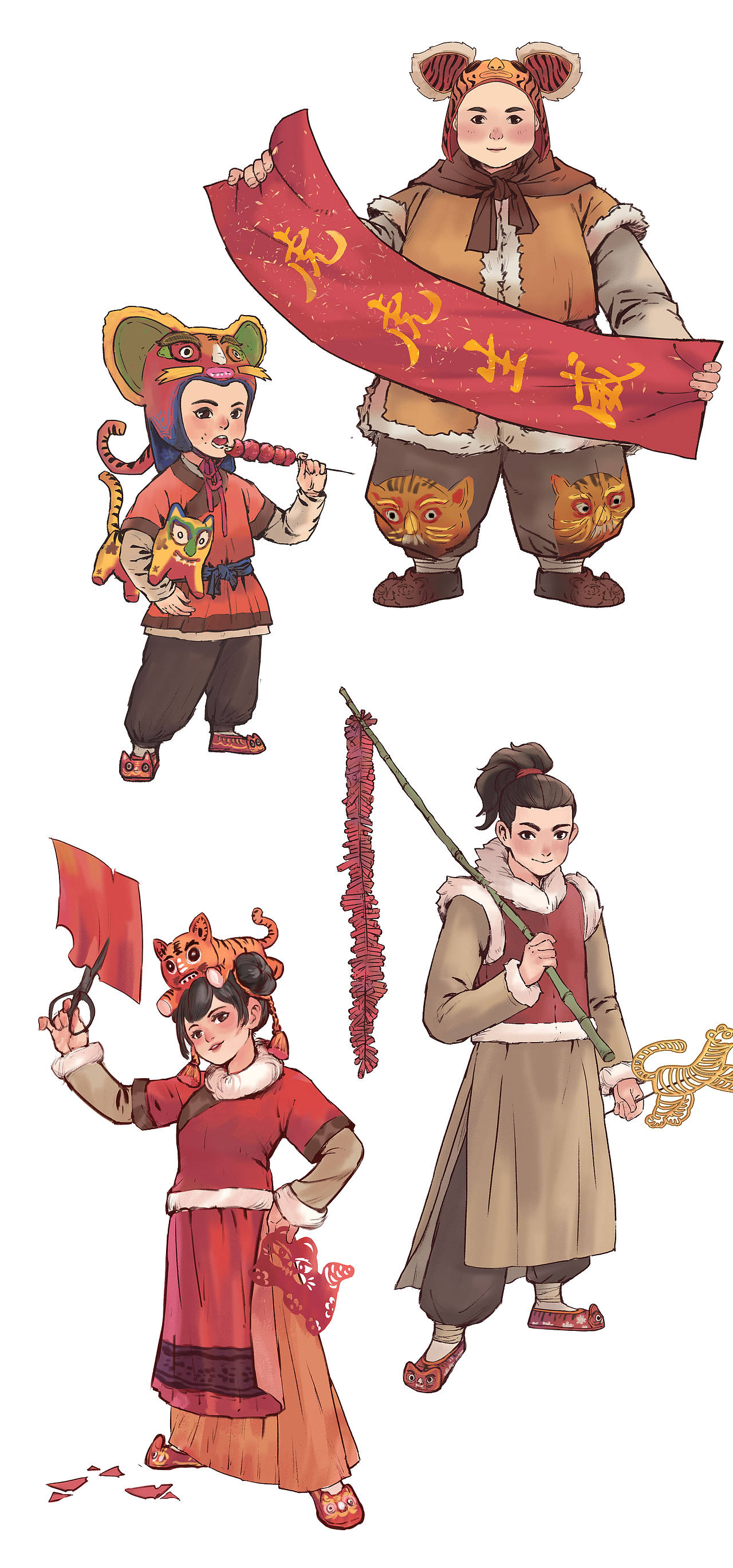 2021年总结.其一 民风民俗(图ZMjg2NjE4OTQ4) - 创作习作 - 站酷设计师糊涂散人原创素材 - 站酷ZCOOL