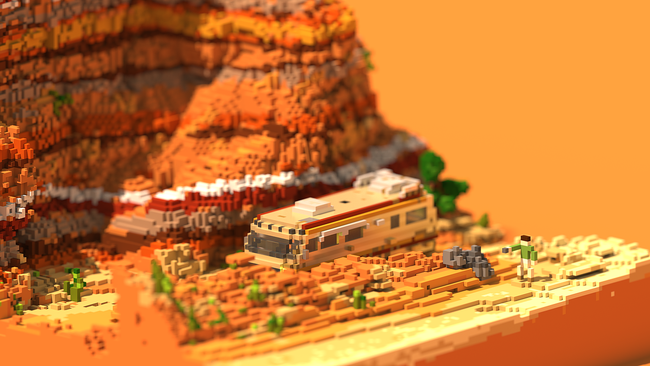 magicavoxel 绝命毒师第一季第一集（图ZOTI3NDk3MjA=） - 动画/影视 - 站酷设计师GuomuGuomu原创素材 - 站酷ZCOOL