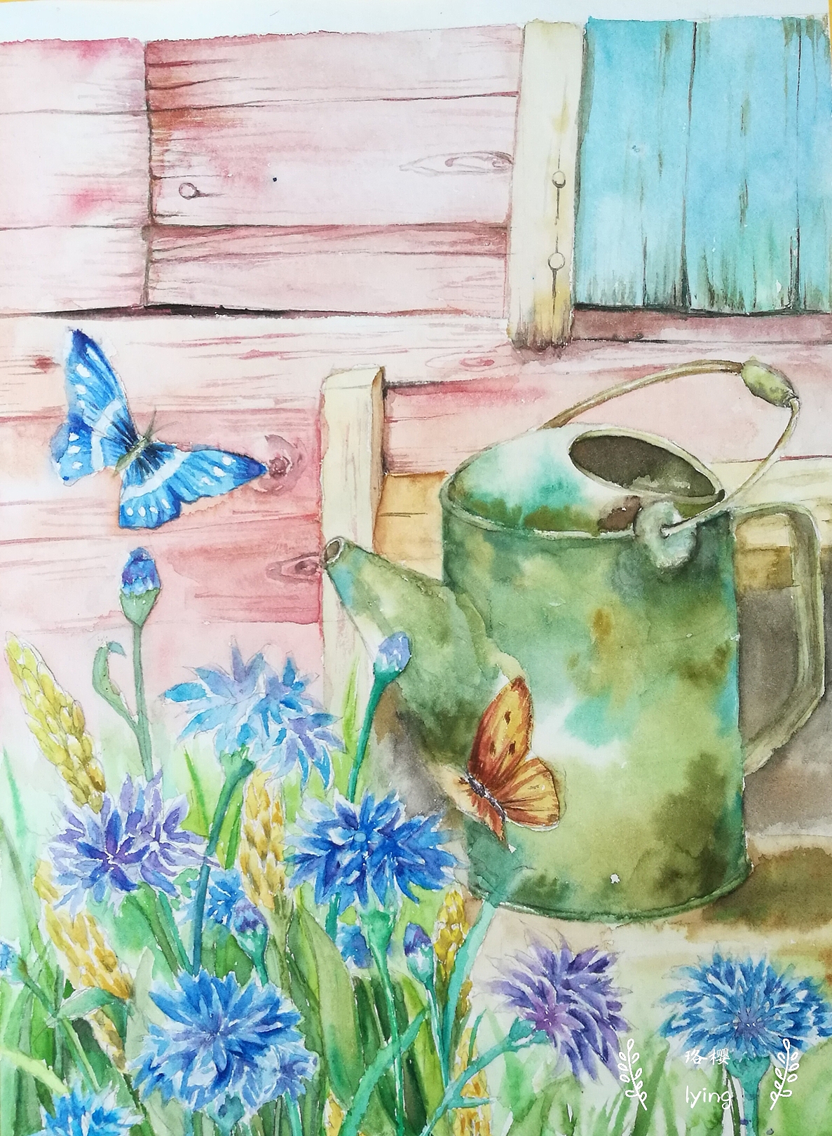 发一波2017年的水彩水彩视频原画