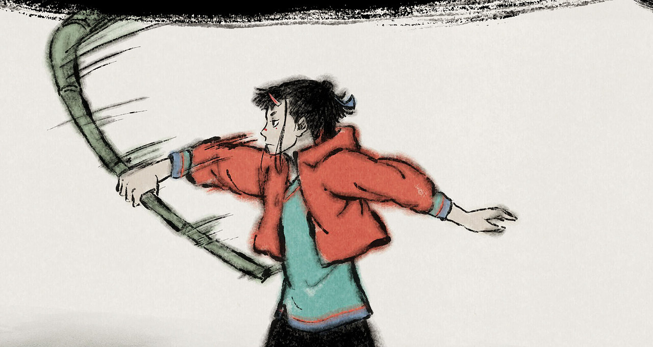 水墨动画-一个牛气冲天的国风动画