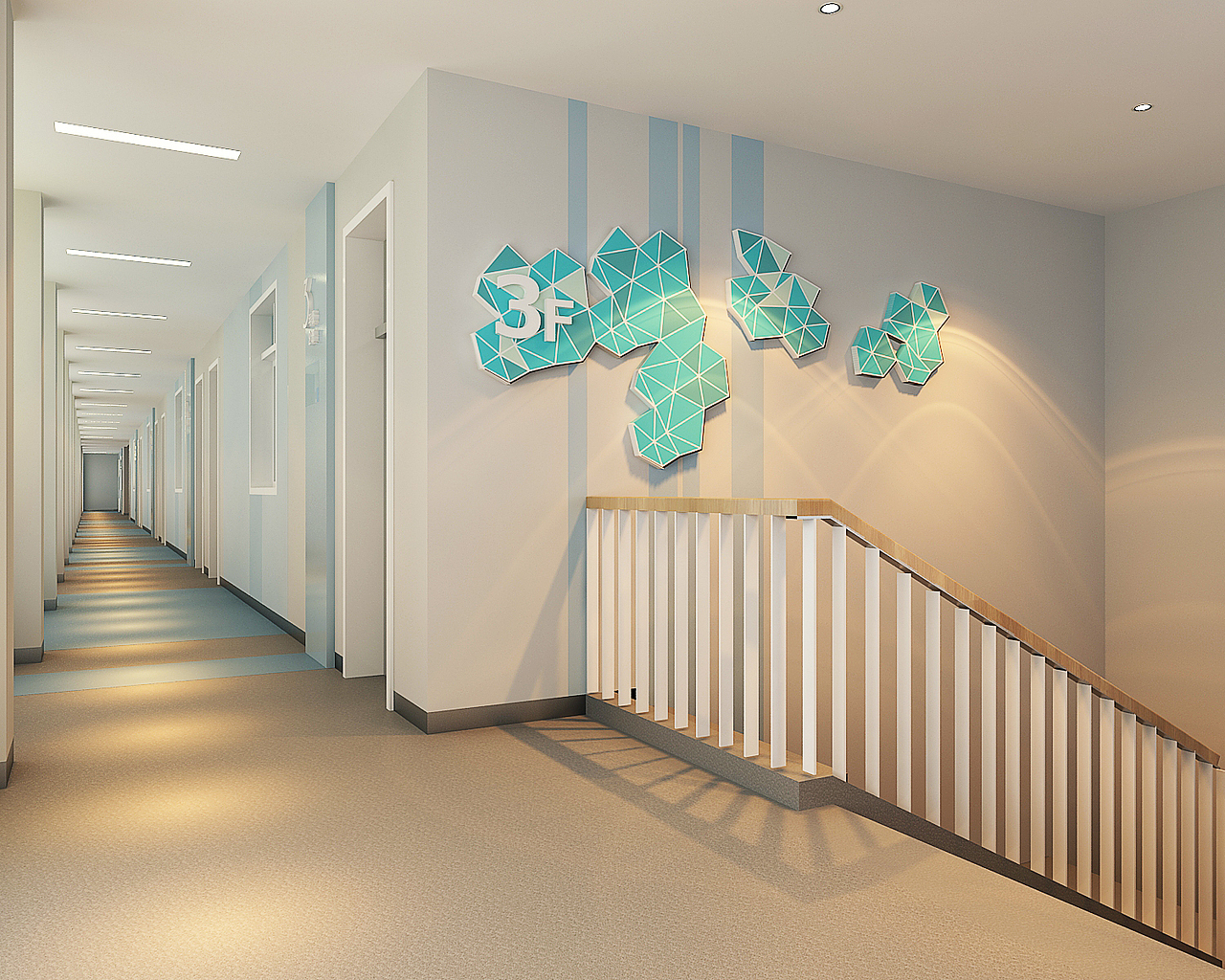 小学导视（图ZNDE3Njg1ODg=） - 商业空间设计 - 站酷设计师处女座的马原创素材 - 站酷ZCOOL