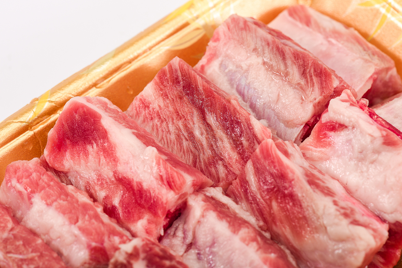 一波生鲜牛肉 白底照