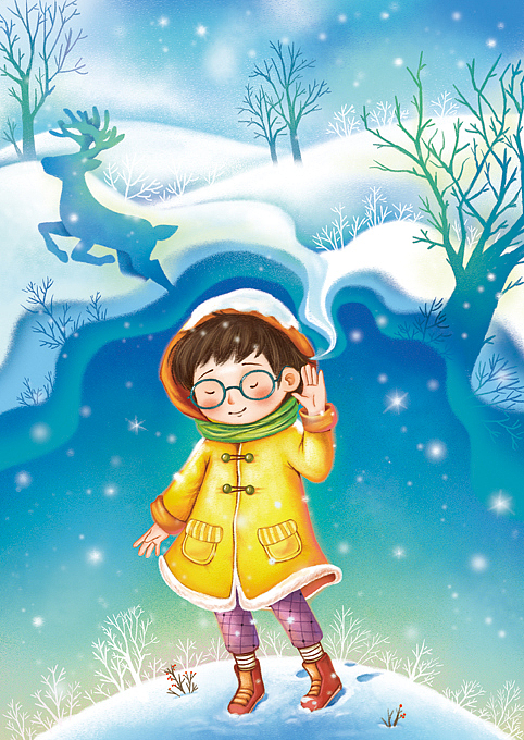 幾張關(guān)于過年的圖（圖ZMzI3OTE4Mjg0） - 兒童插畫 - 站酷設(shè)計師方心立原創(chuàng)素材 - 站酷ZCOOL