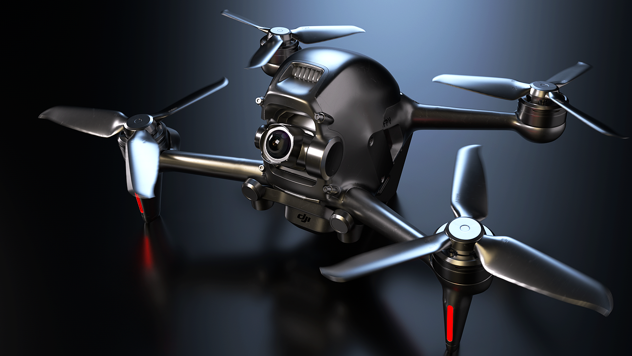 C4D无人机产品展示