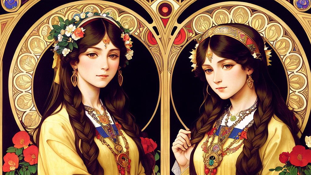 AI设计软件《如兔》内测文字生成图画。