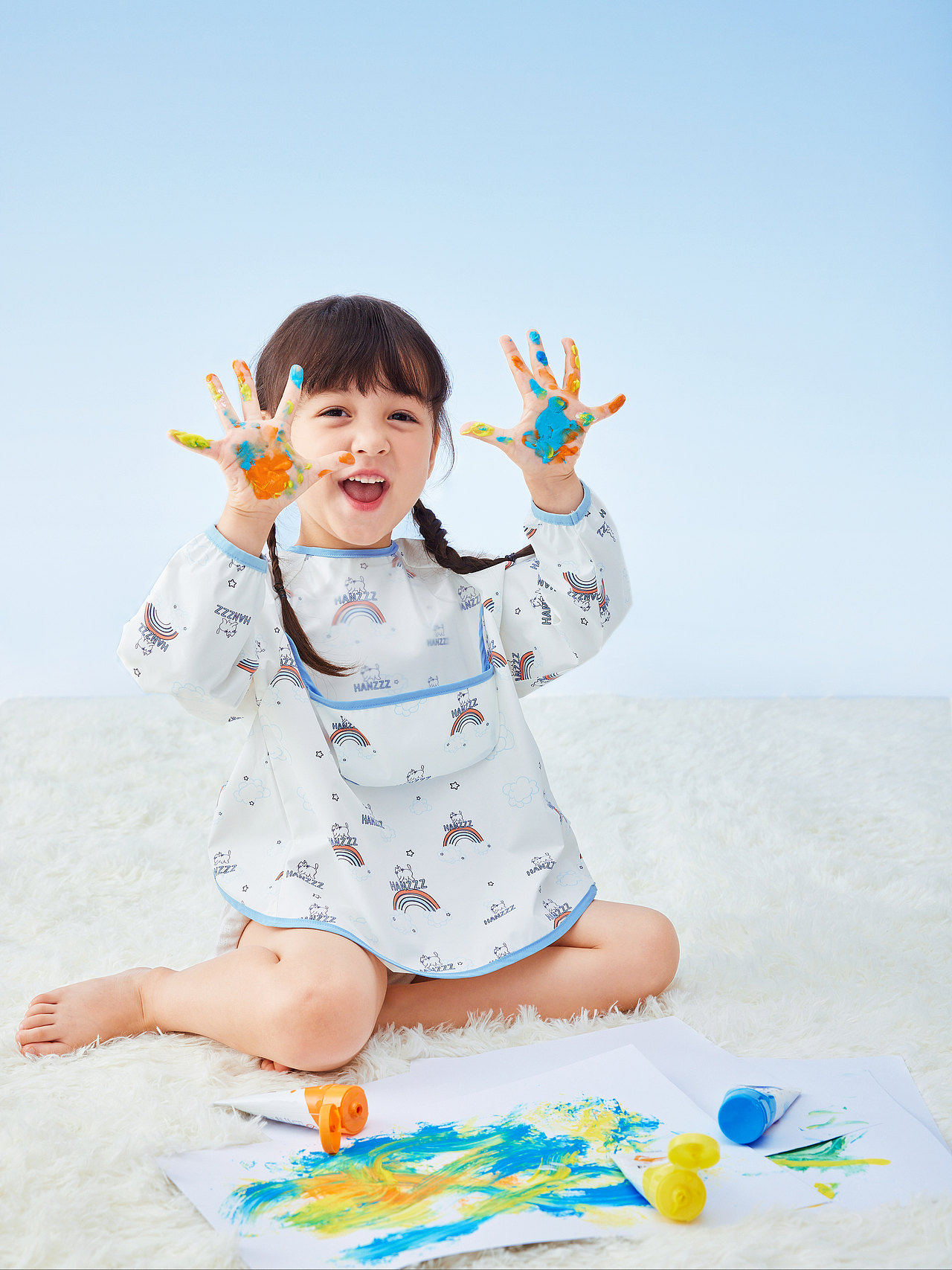 儿童睡袋拍摄|酣睡猫