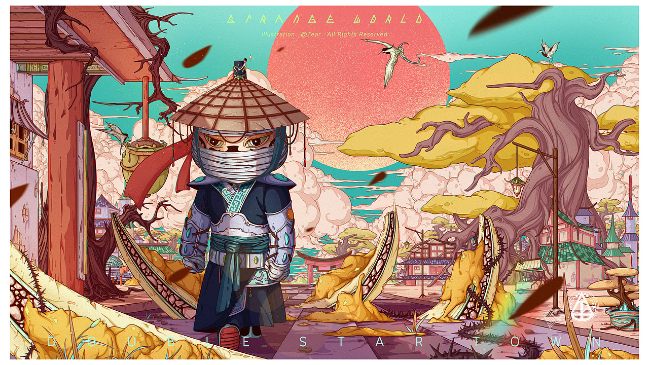 天羿TEAR——2022年度插画总结（图ZMzI5NjUzMTEy） - 新锐潮流插画 - 站酷设计师天羿TEAR原创素材 - 站酷ZCOOL