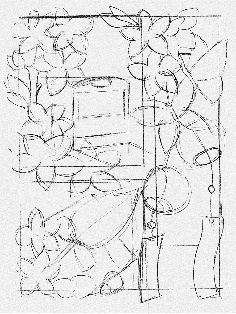 iPad水彩分镜-开往春天的列车（图ZMzMwOTYxOTgw） - 创作习作 - 站酷设计师Maggie_爱洛原创素材 - 站酷ZCOOL