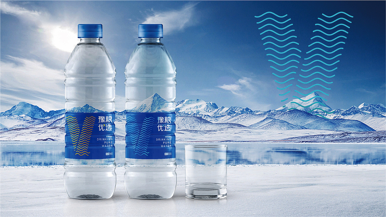 「豫粮优选」饮用水包装设计（图ZMTczNTQ4MjQ0） - 包装 - 站酷设计师东锐创意原创素材 - 站酷ZCOOL