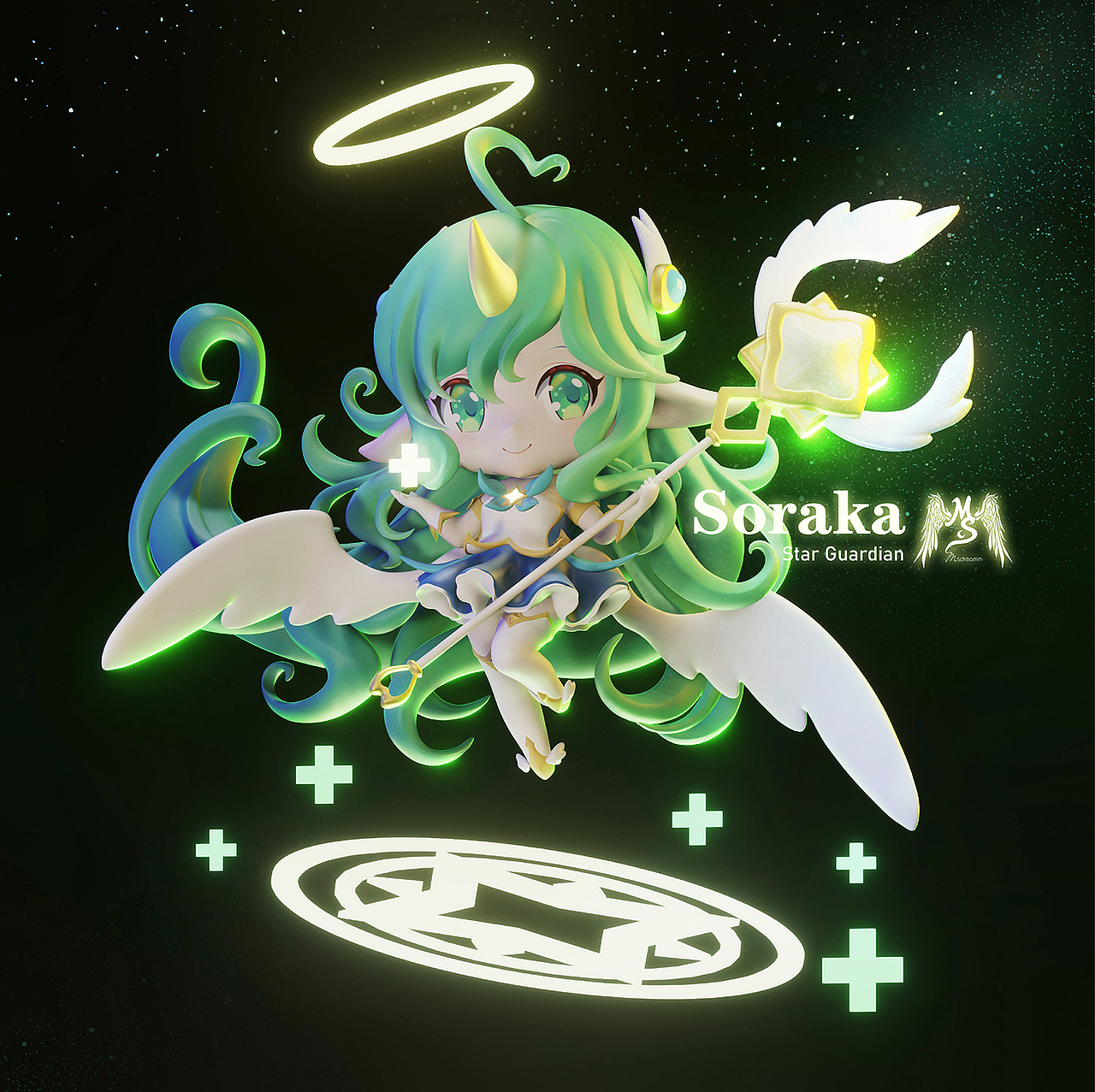 MsDreamm 索拉卡 星之守护者 3D模型（图ZMjgzOTA3MDU2） - 人物/生物 - 站酷设计师MsDreamm原创素材 - 站酷ZCOOL