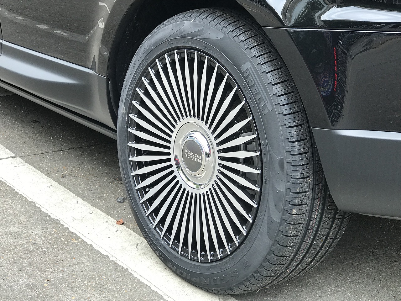 路虎揽胜运动版改装21寸网红锻造轮毂