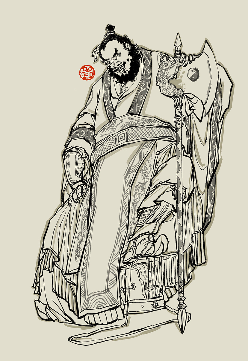 隋唐人物小合集（图ZMzIwNTkyMzE2） - 商业插画 - 站酷设计师中国传统武将绘本原创素材 - 站酷ZCOOL