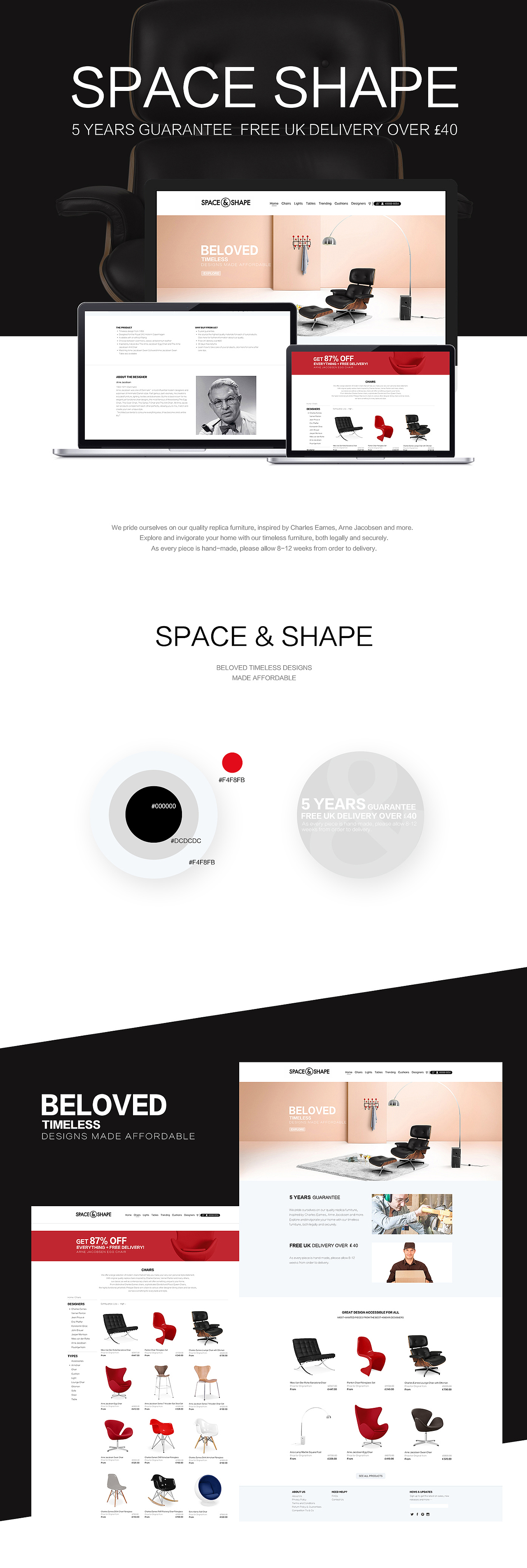 【家具】网页设计 子页面 首页宝贝详情页面海报设计/网页专题/活动/促销/海淘/森女/banner