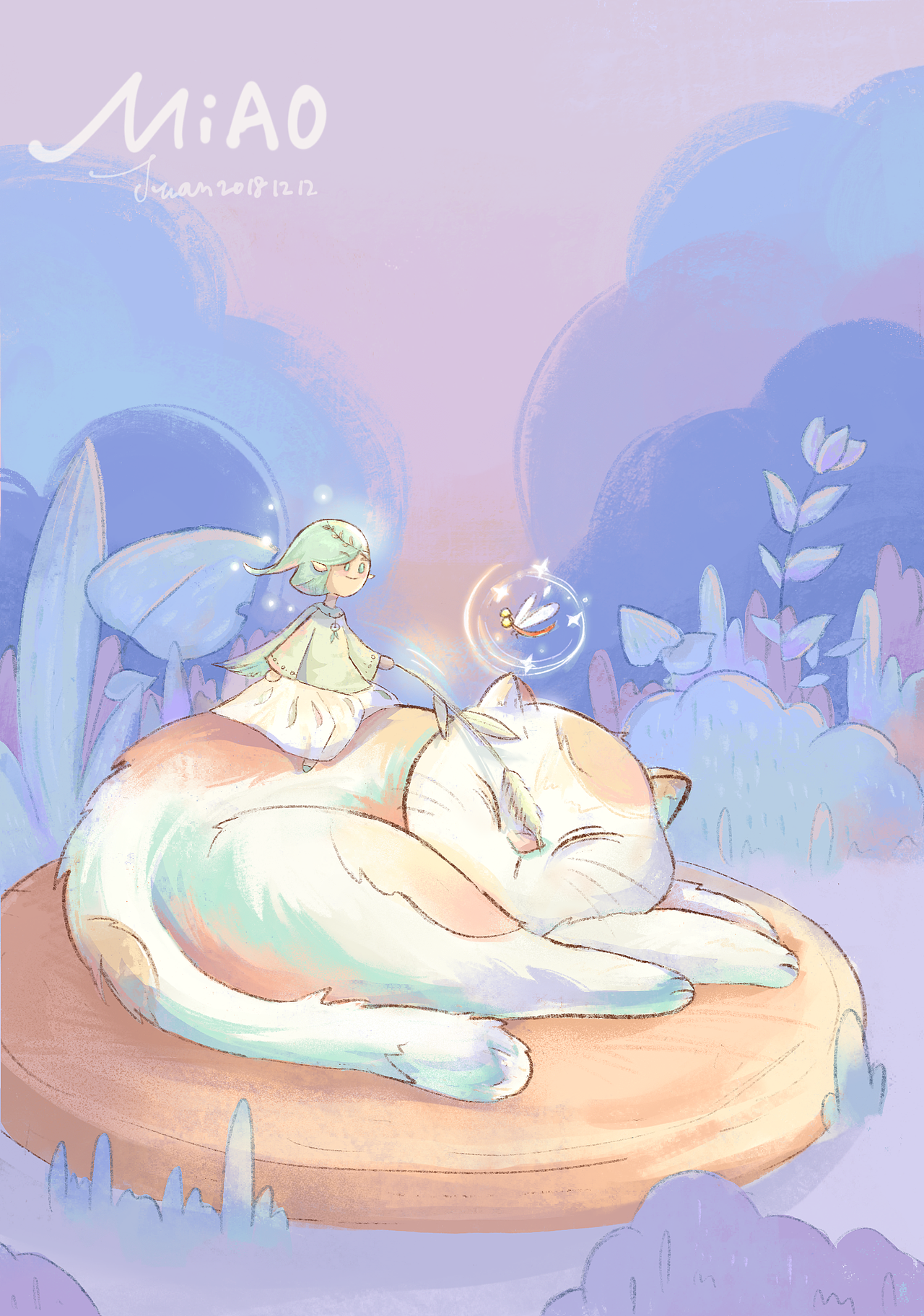 当你打喷嚏的时候，可能是萤火精灵在喊你起床