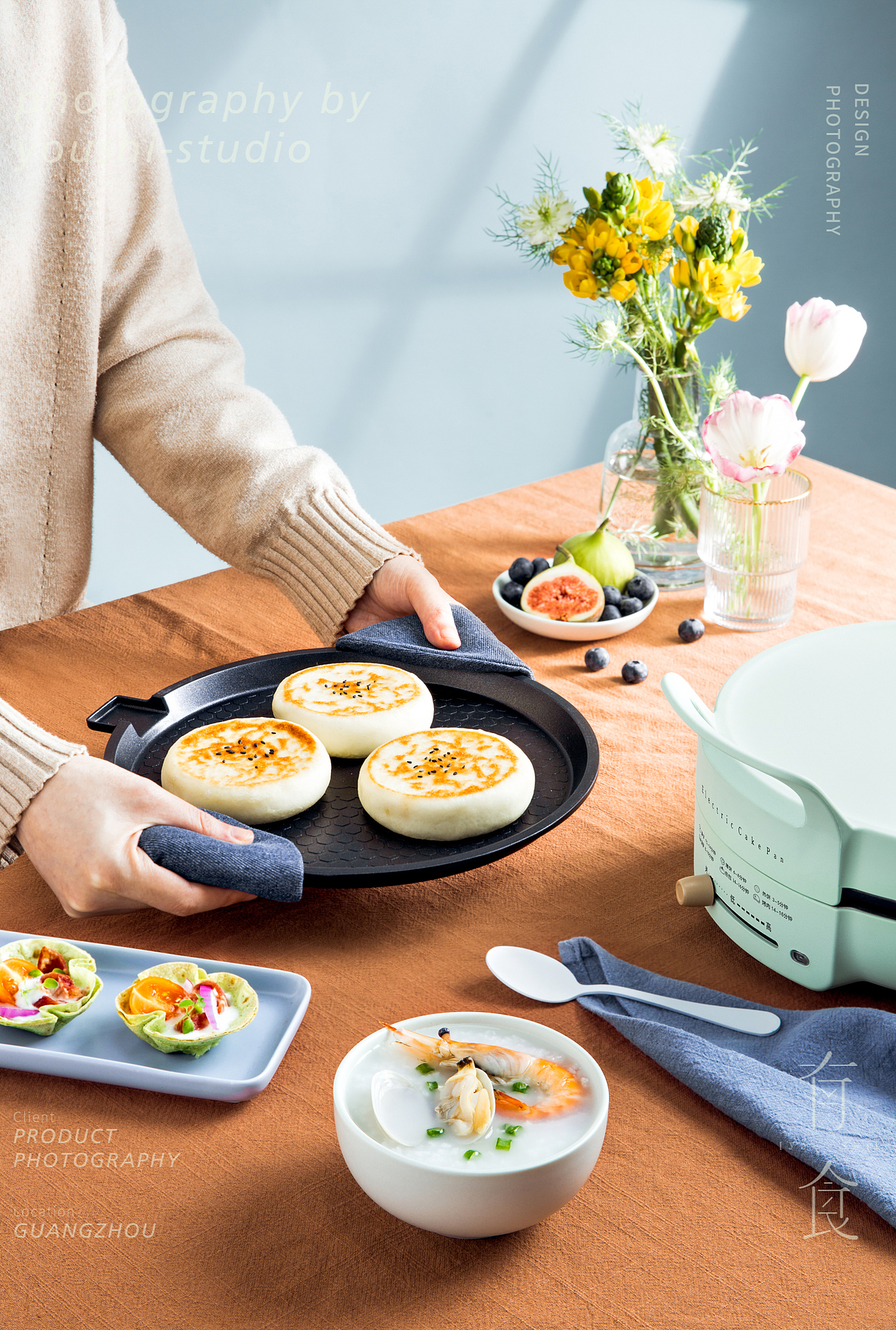 小熊电饼铛拍摄✖️有食|小家电摄影