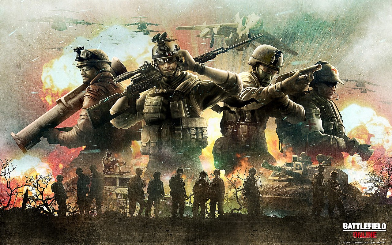 battlefieldonline战地海报