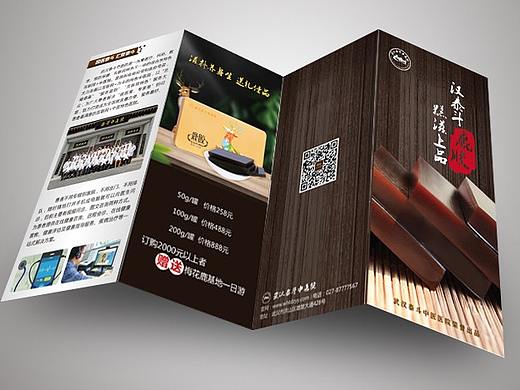 中医产品折页单、宣传单